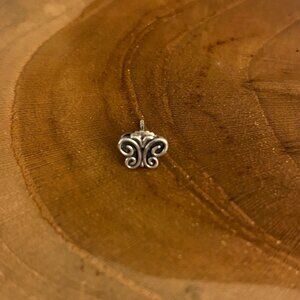 SINGLE Retired James Avery Garden Butterfly Ear Post Earring, Sterling Silver